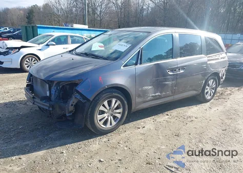 2016 Honda Odyssey Ex-L z USA, uszkodzony, nr VIN 5FNRL5H66GB002934